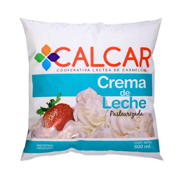 Crema de Leche Pasteurizada Calcar 500 ml