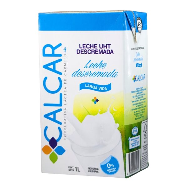 Leche En Caja Larga Vida Descremada Calcar