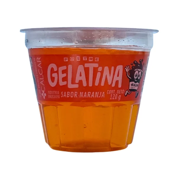 Gelatina Sabor Naranja Calcar