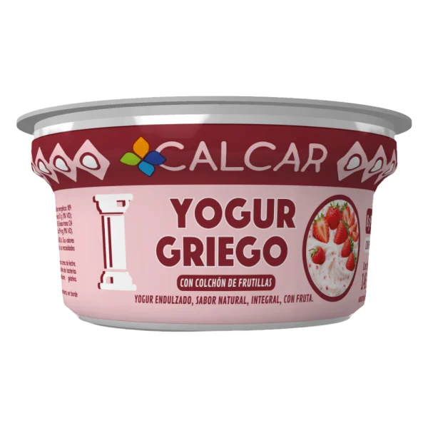 Yogur Griego Calcar Colchón de Frutilla 145 gs